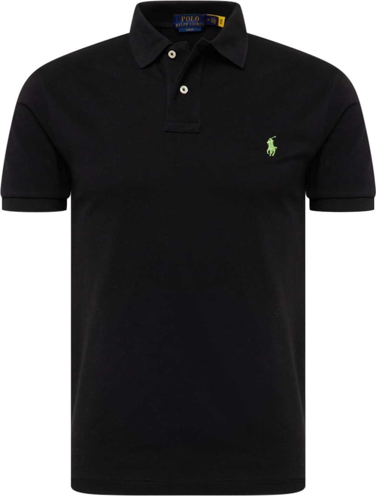 Polo Ralph Lauren Tričko limetková / černá