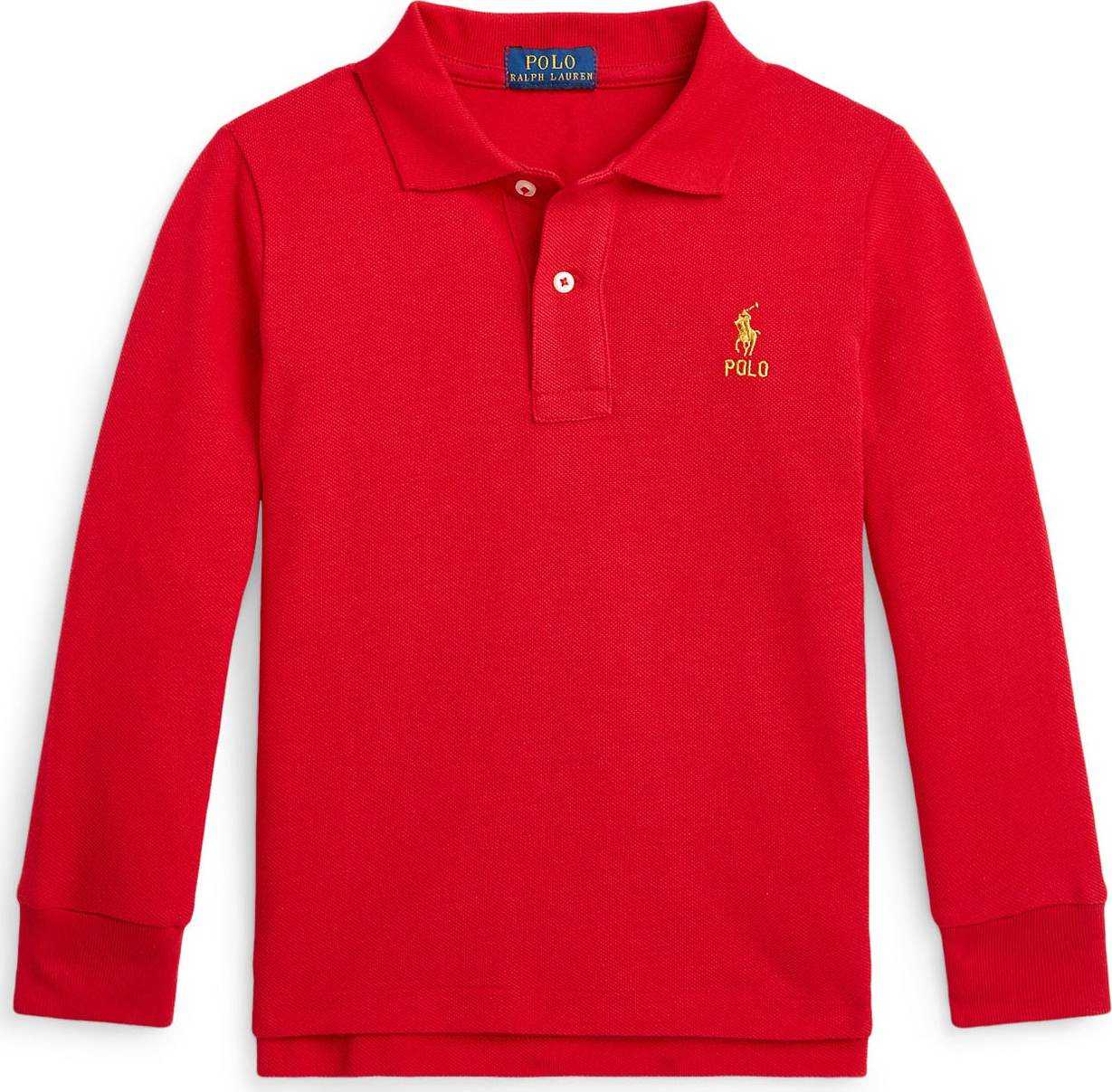 Polo Ralph Lauren Tričko zlatě žlutá / červená