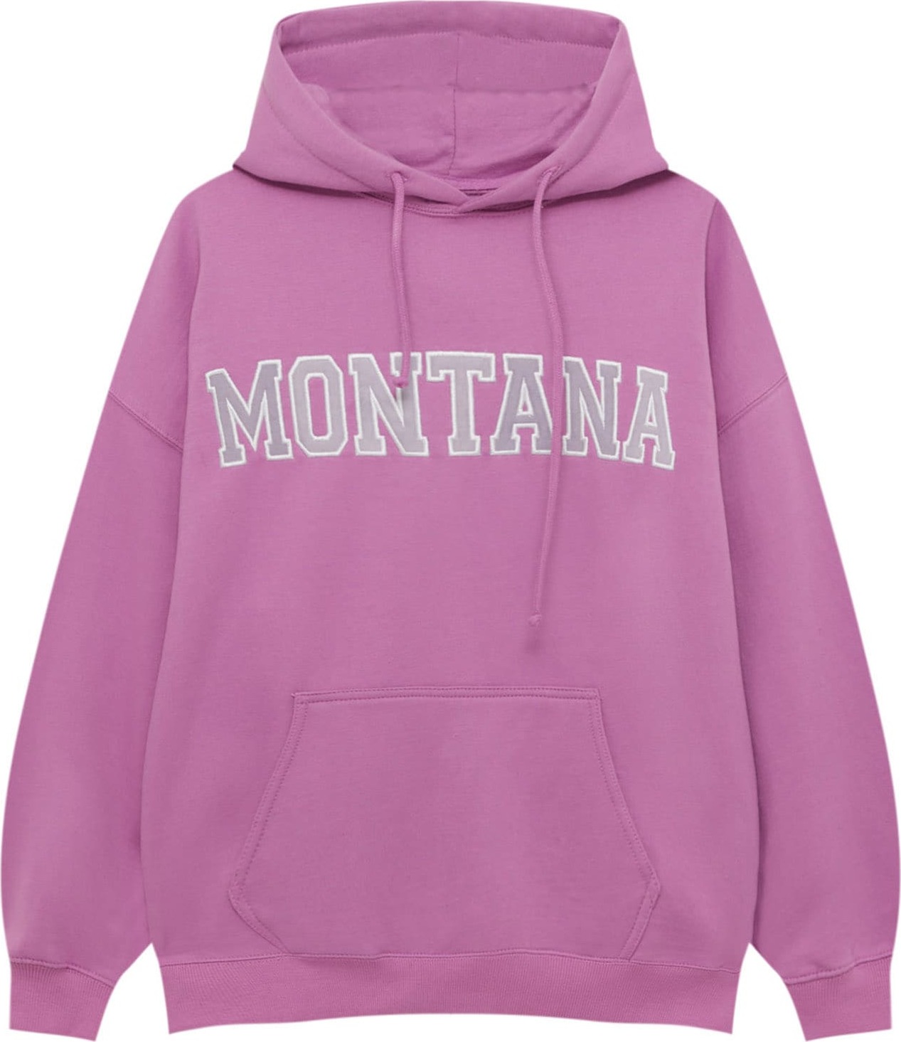 Pull&Bear Mikina světle šedá / pink / bílá