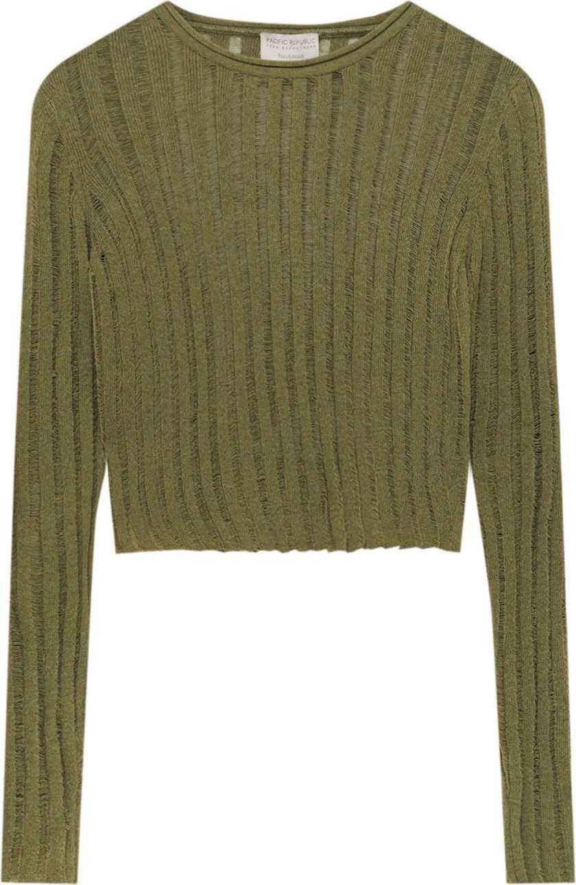 Pull&Bear Svetr khaki