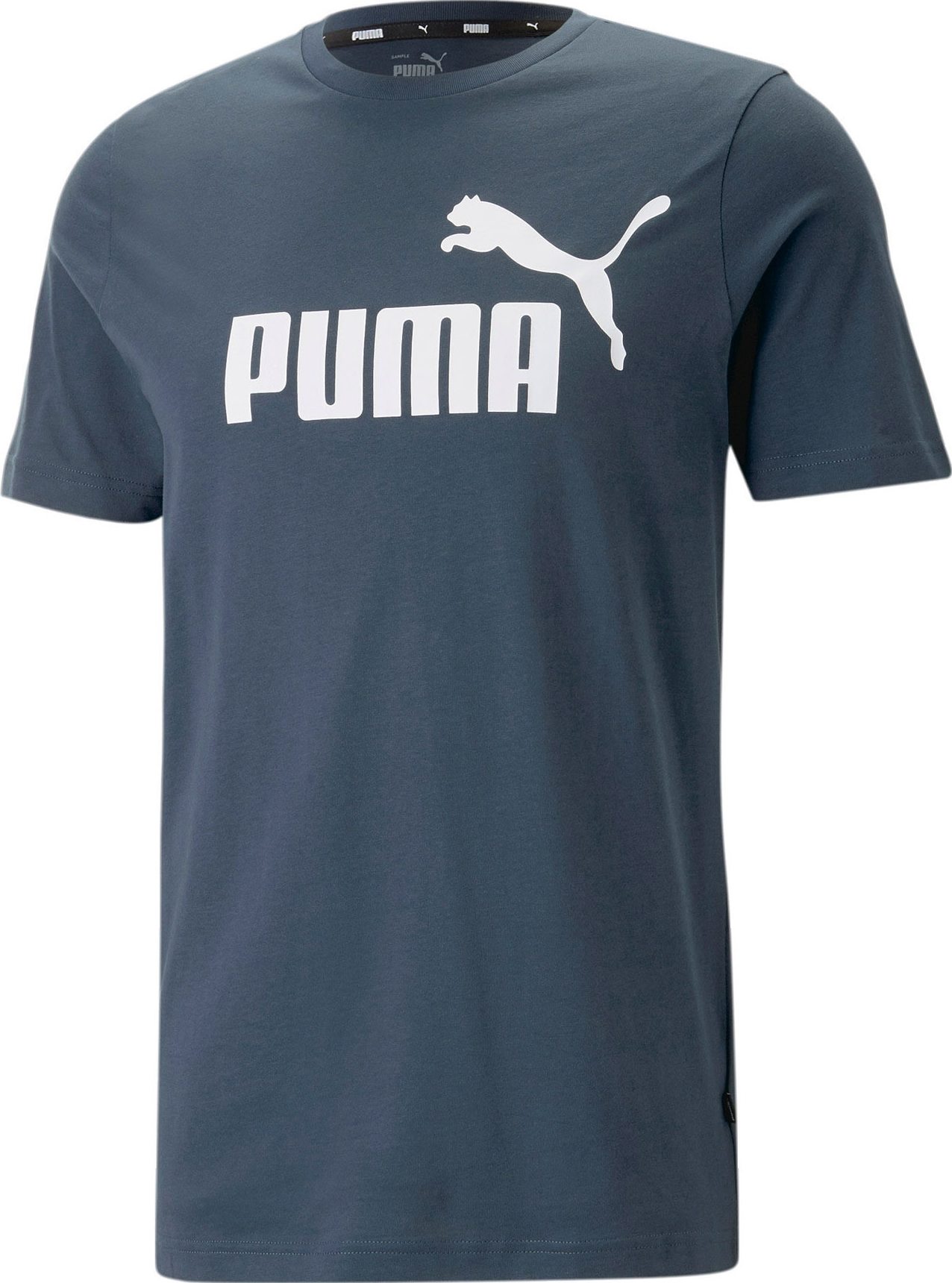 PUMA Funkční tričko noční modrá / bílá