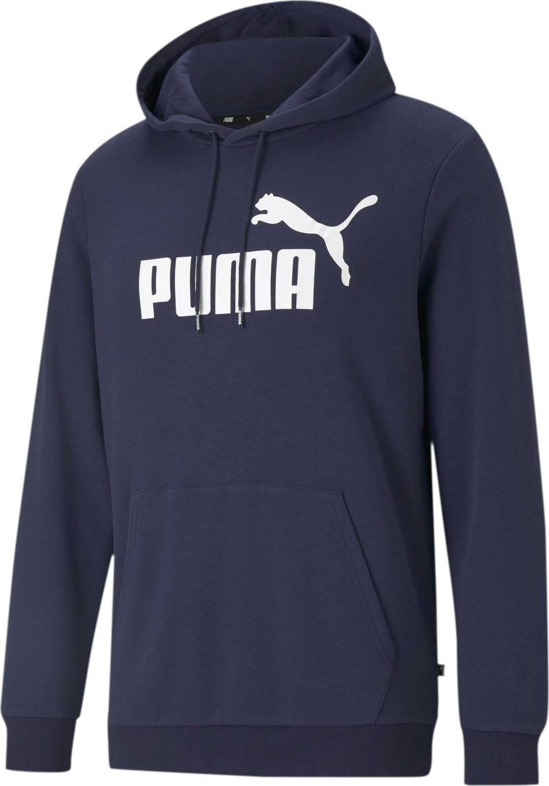 PUMA Sportovní mikina námořnická modř / bílá