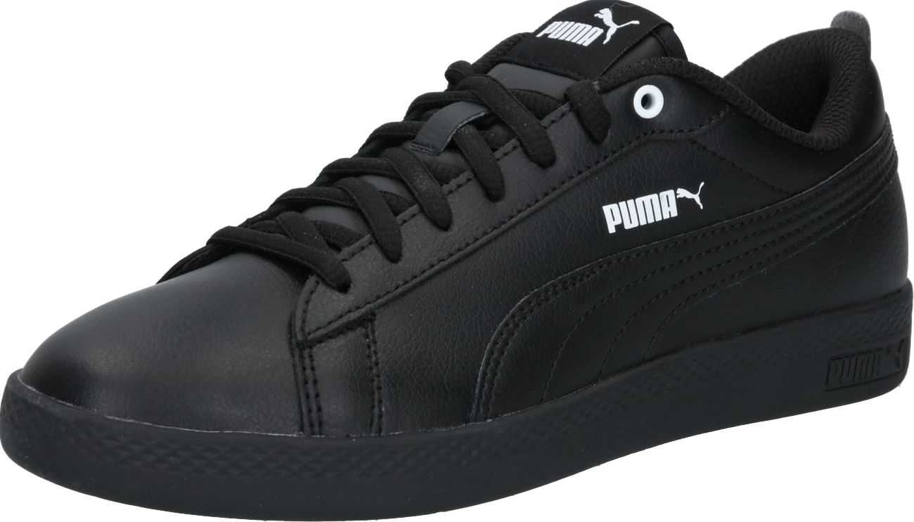 PUMA Tenisky 'Smash' černá / bílá