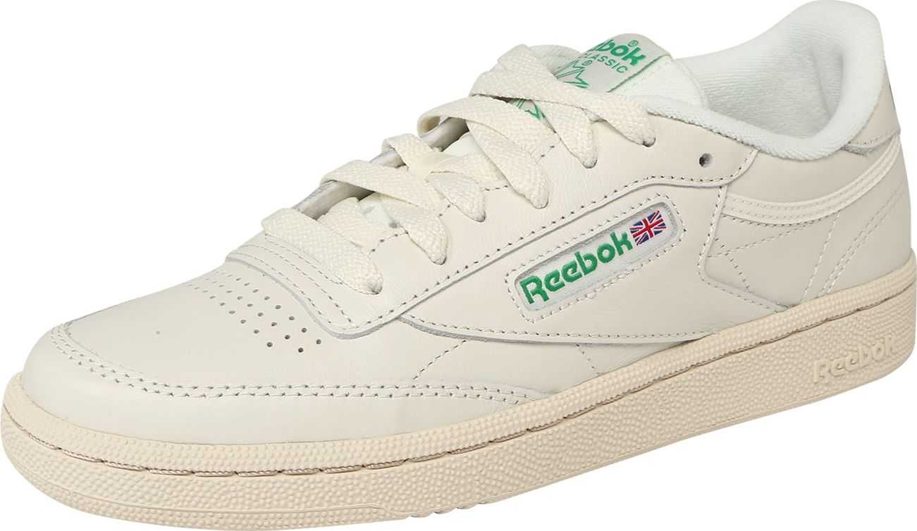 Reebok Classics Tenisky 'CLUB C 85' zelená / bílá