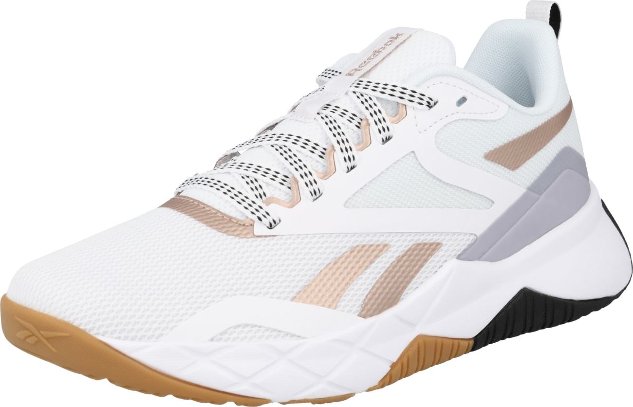 Reebok Sport Sportovní boty kámen / starorůžová / bílá