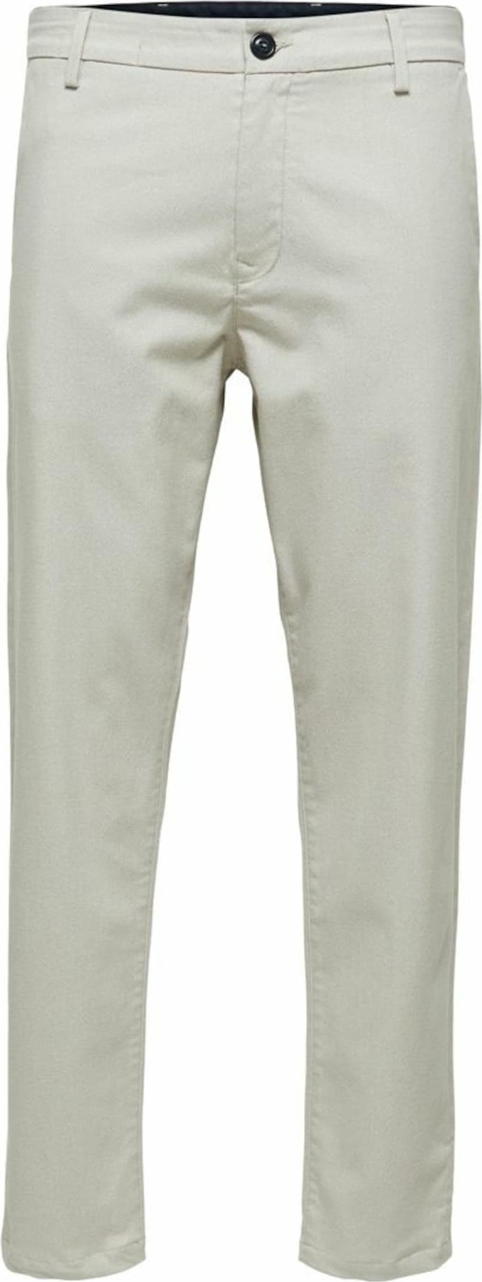 SELECTED HOMME Chino kalhoty 'York' krémová