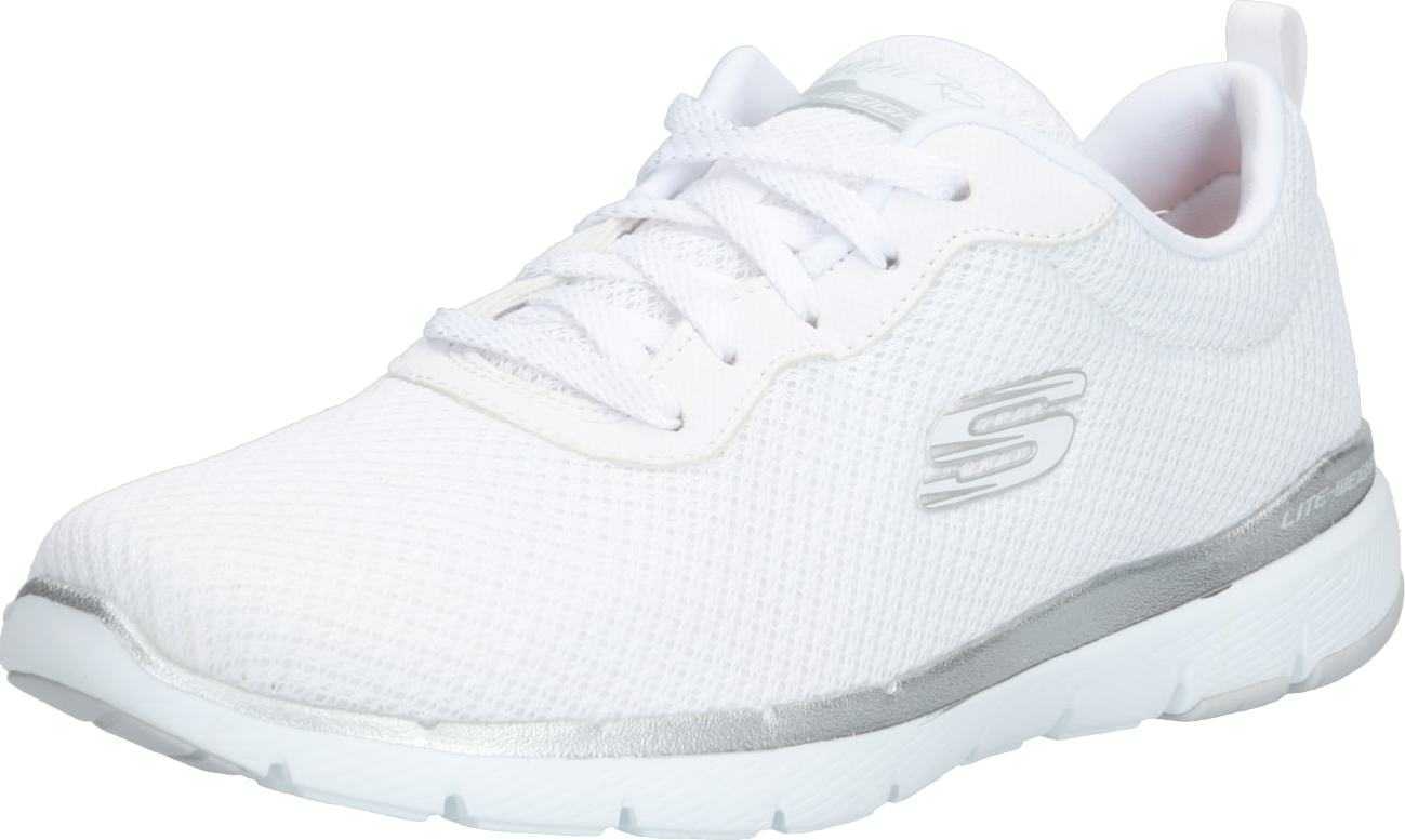 SKECHERS Tenisky 'Appeal 3.0' stříbrná / bílá