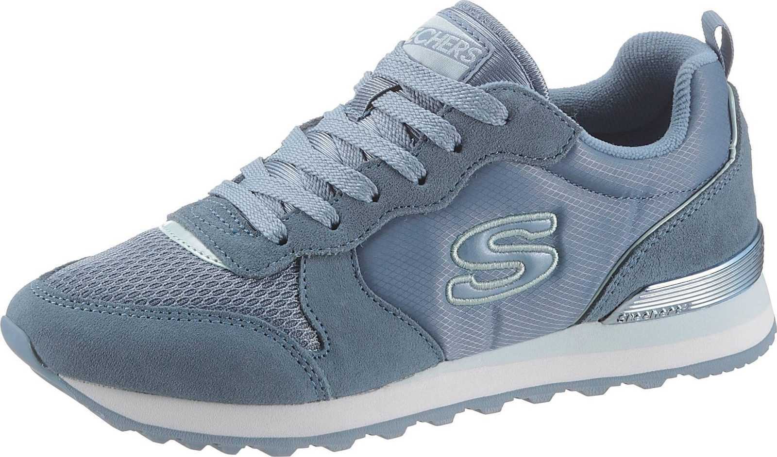 SKECHERS Tenisky chladná modrá