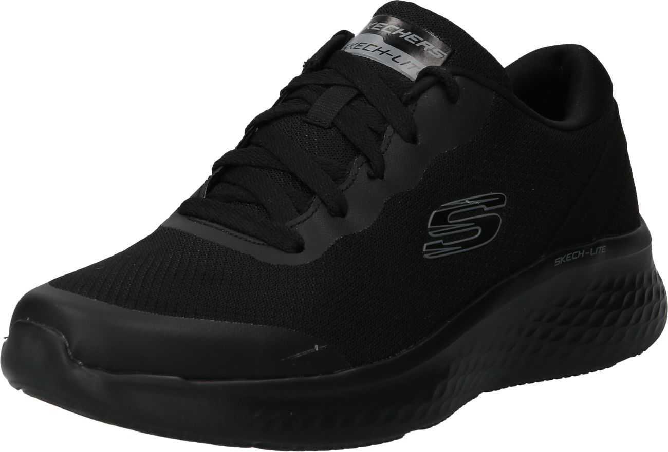 SKECHERS Tenisky šedá / černá