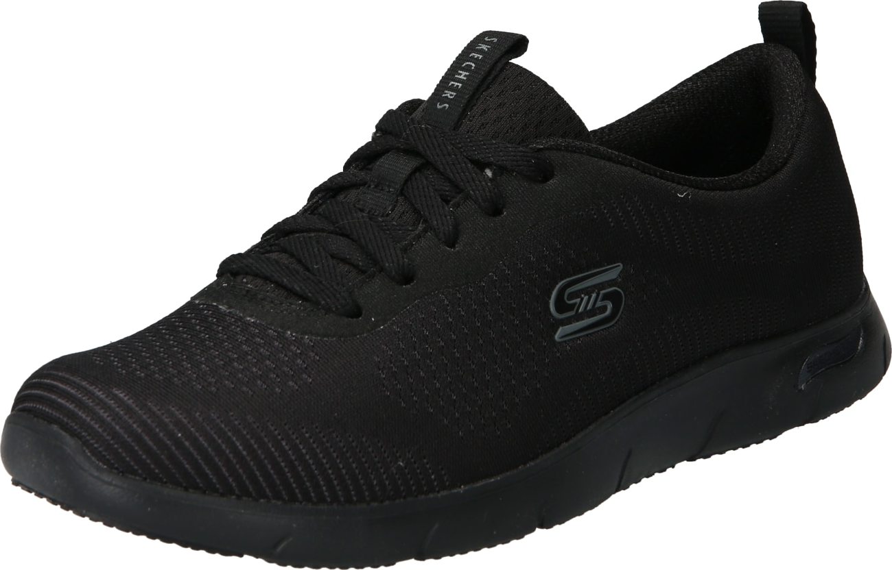 SKECHERS Tenisky šedá / černá