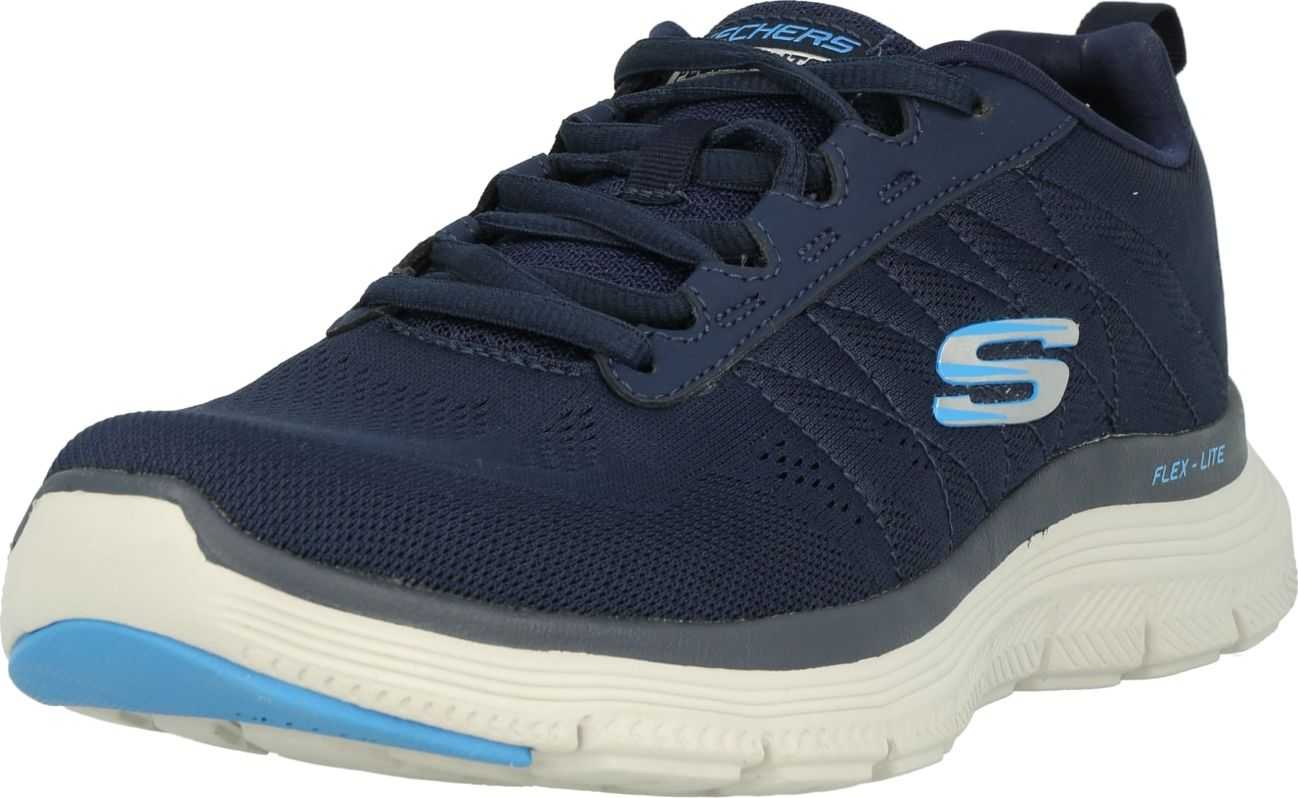 SKECHERS Tenisky světlemodrá / tmavě modrá