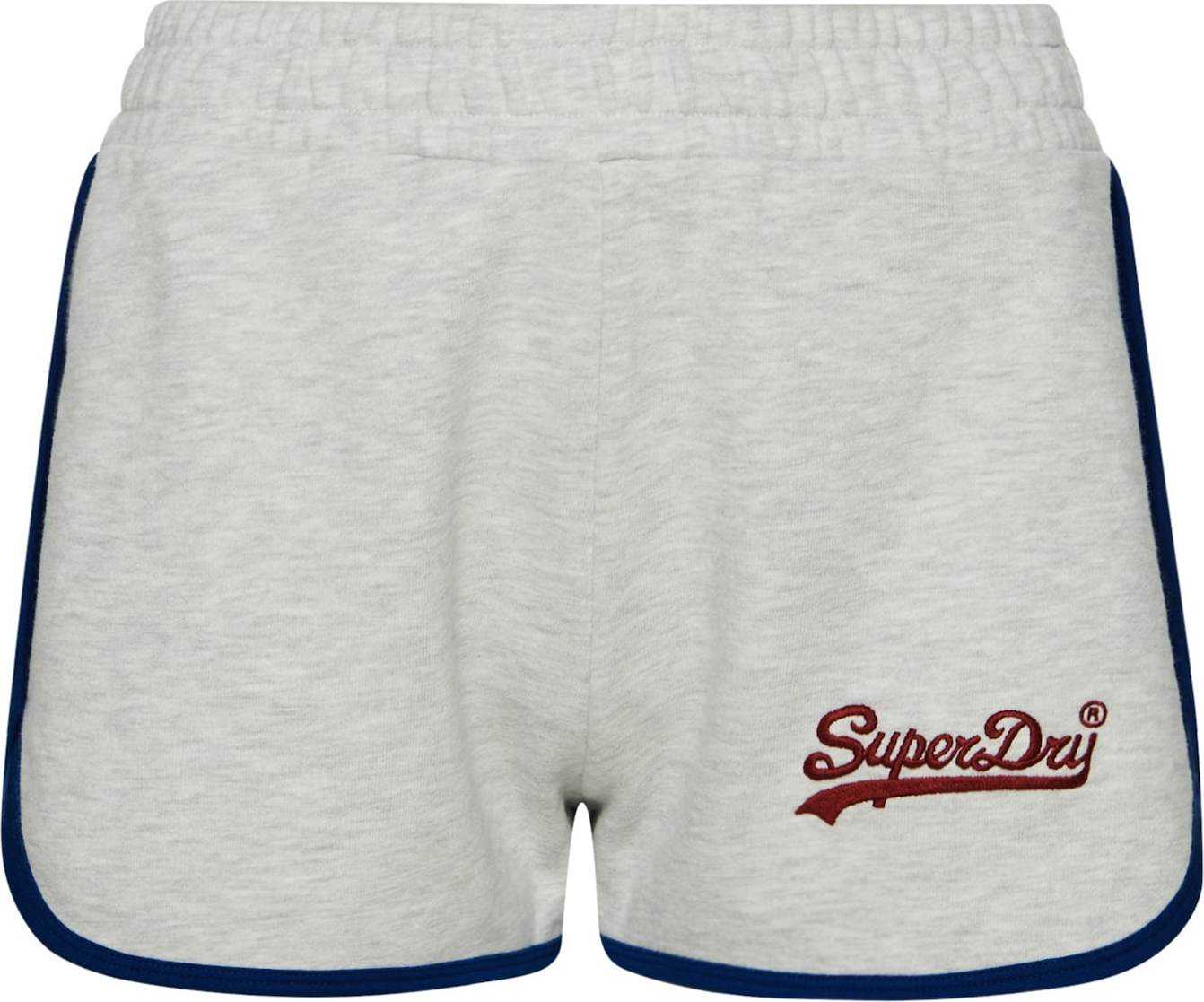 Superdry Kalhoty modrá / šedá / bordó