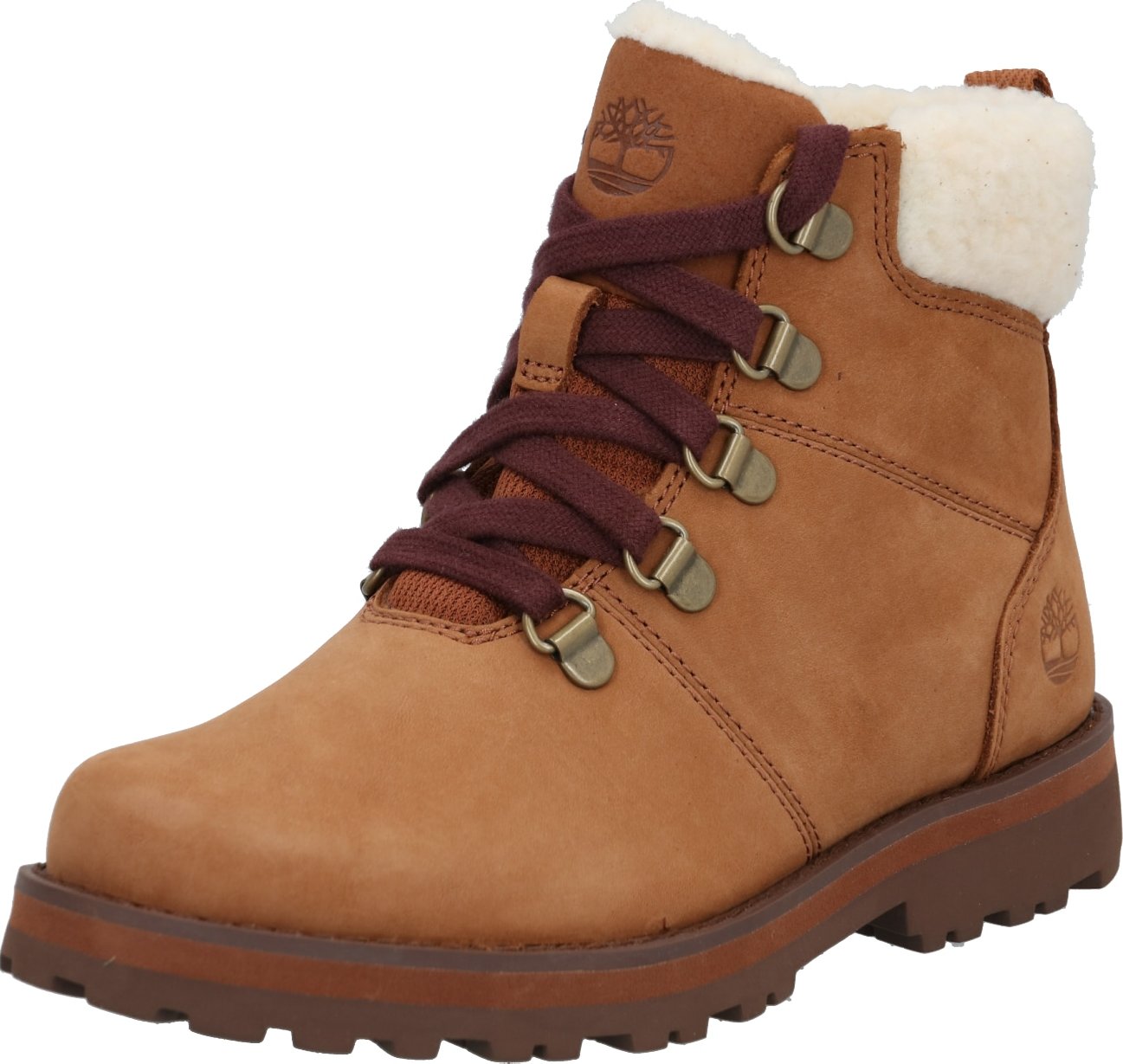 TIMBERLAND Kozačky 'Courma Hiker' krémová / koňaková