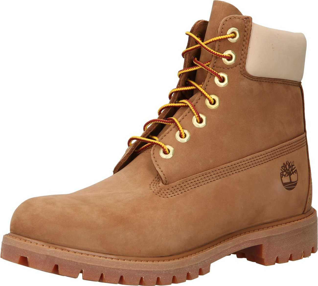 TIMBERLAND Šněrovací boty béžová / hnědá