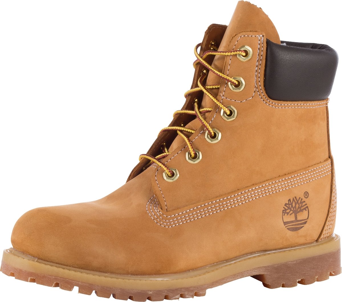 TIMBERLAND Šněrovací kozačky 'Prem Wheat' béžová / tmavě hnědá