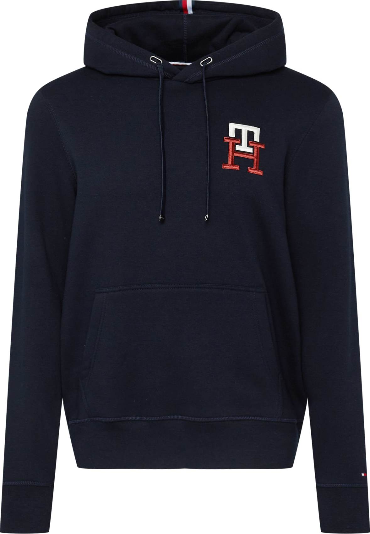 TOMMY HILFIGER Mikina námořnická modř / ohnivá červená / bílá