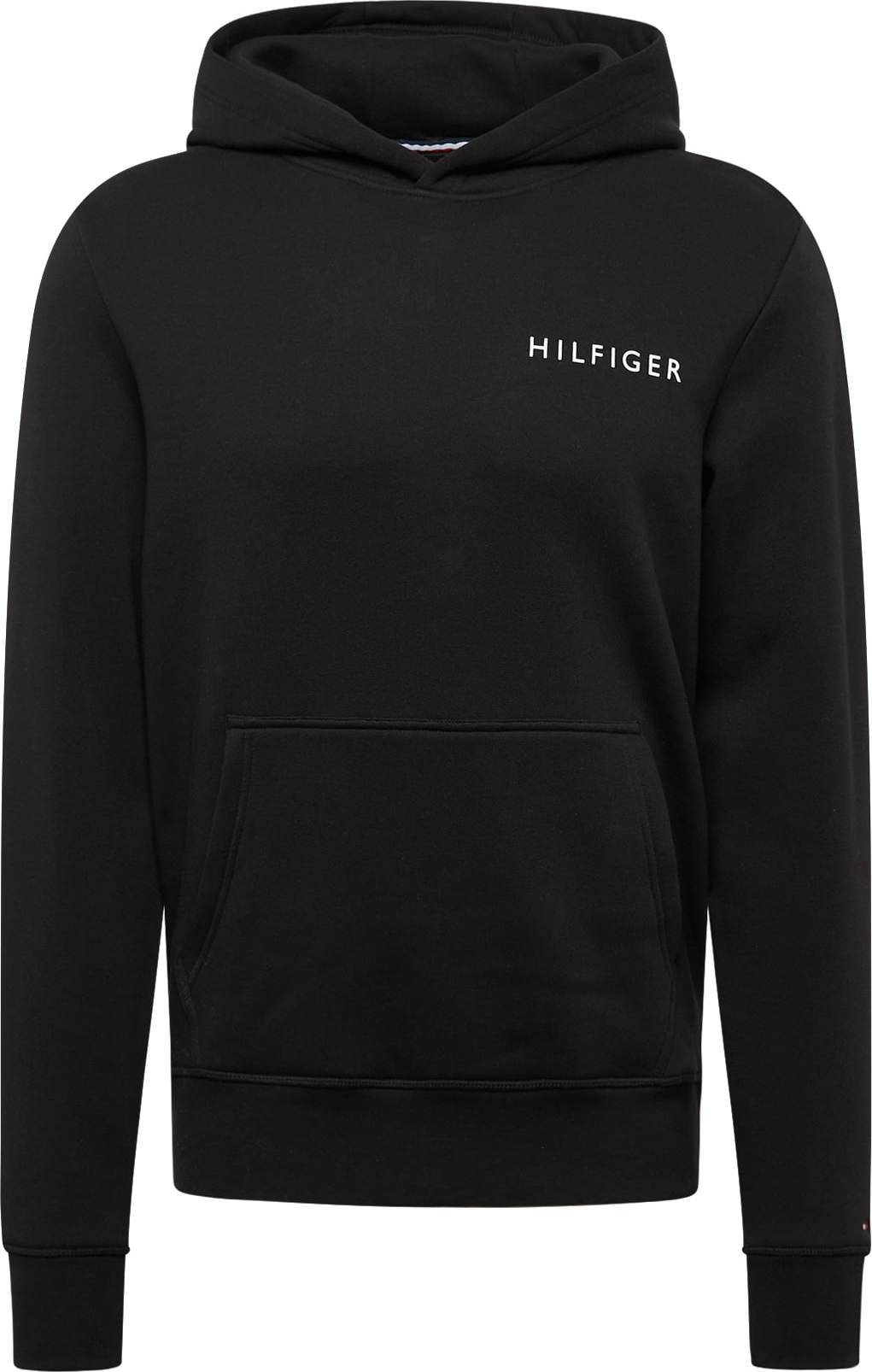 TOMMY HILFIGER Mikina černá / bílá