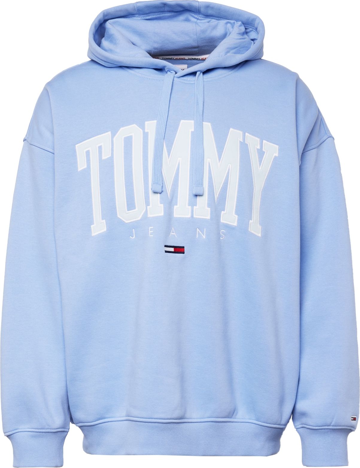 TOMMY HILFIGER Mikina kouřově modrá / tmavě modrá / jasně červená / bílá