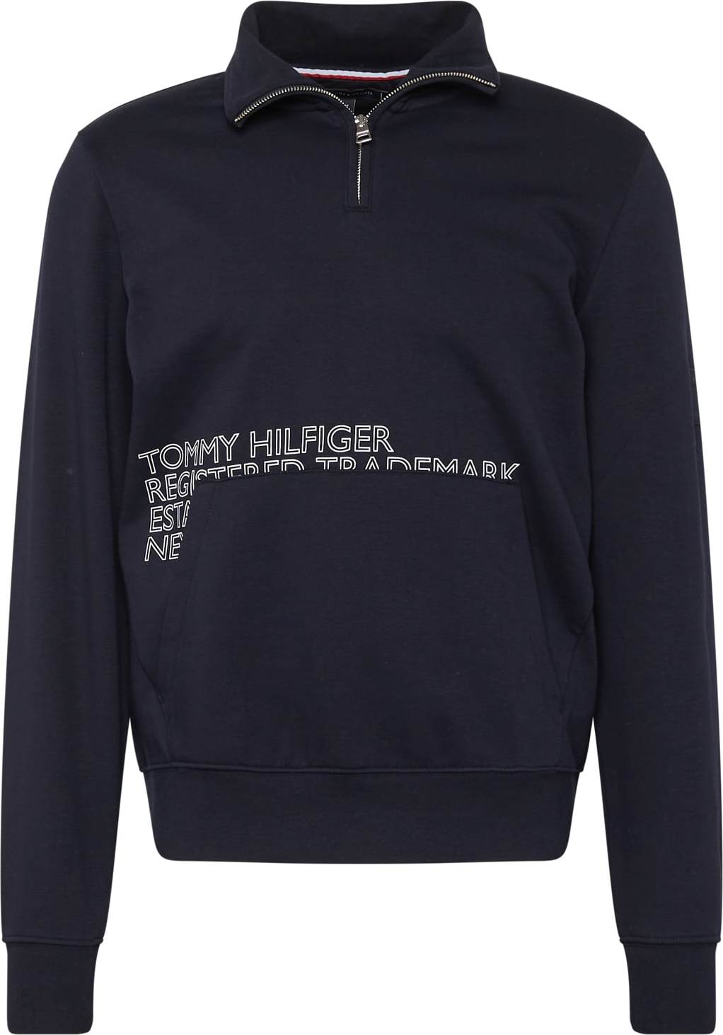 TOMMY HILFIGER Mikina námořnická modř / bílá