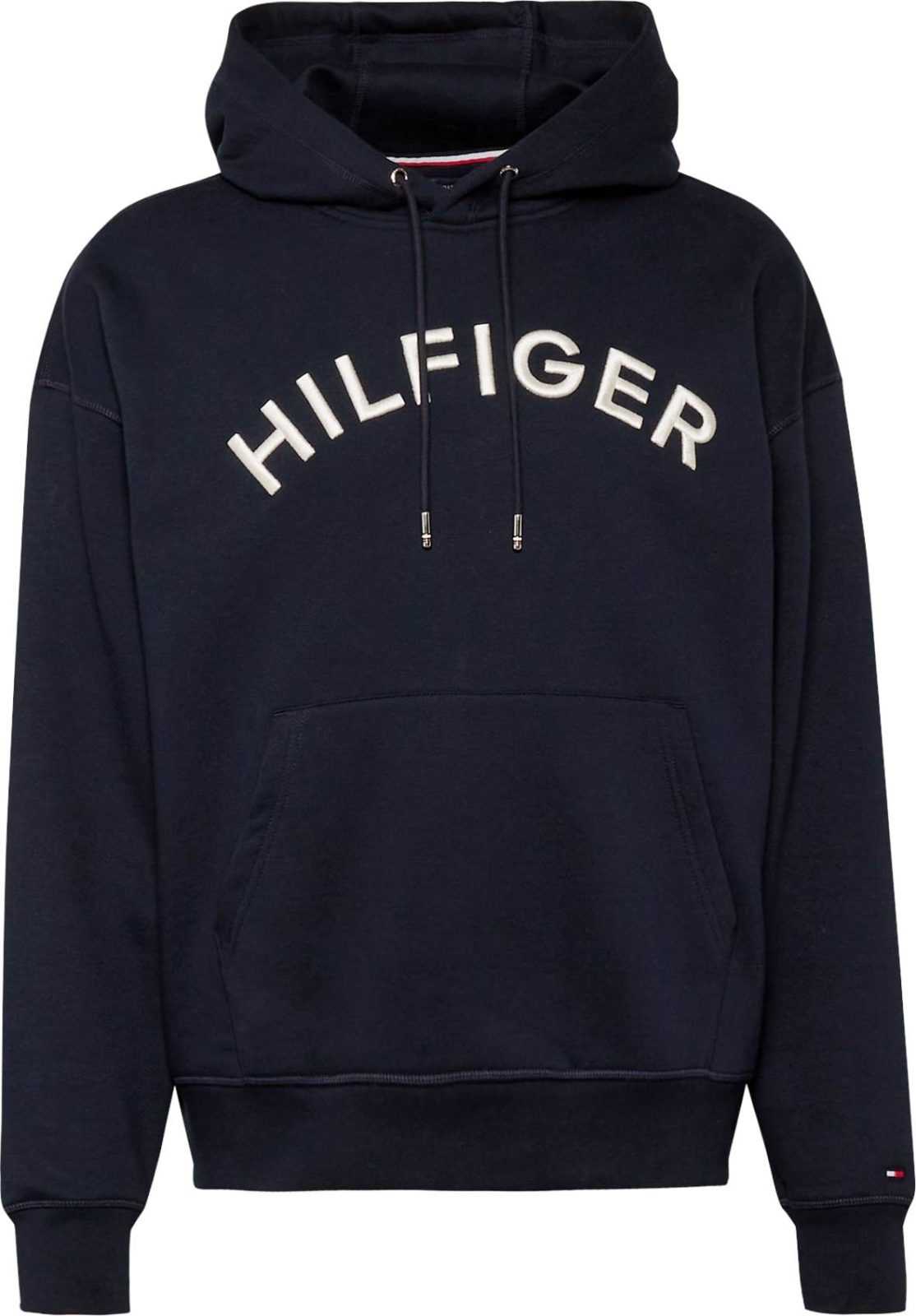 TOMMY HILFIGER Mikina námořnická modř / bílá