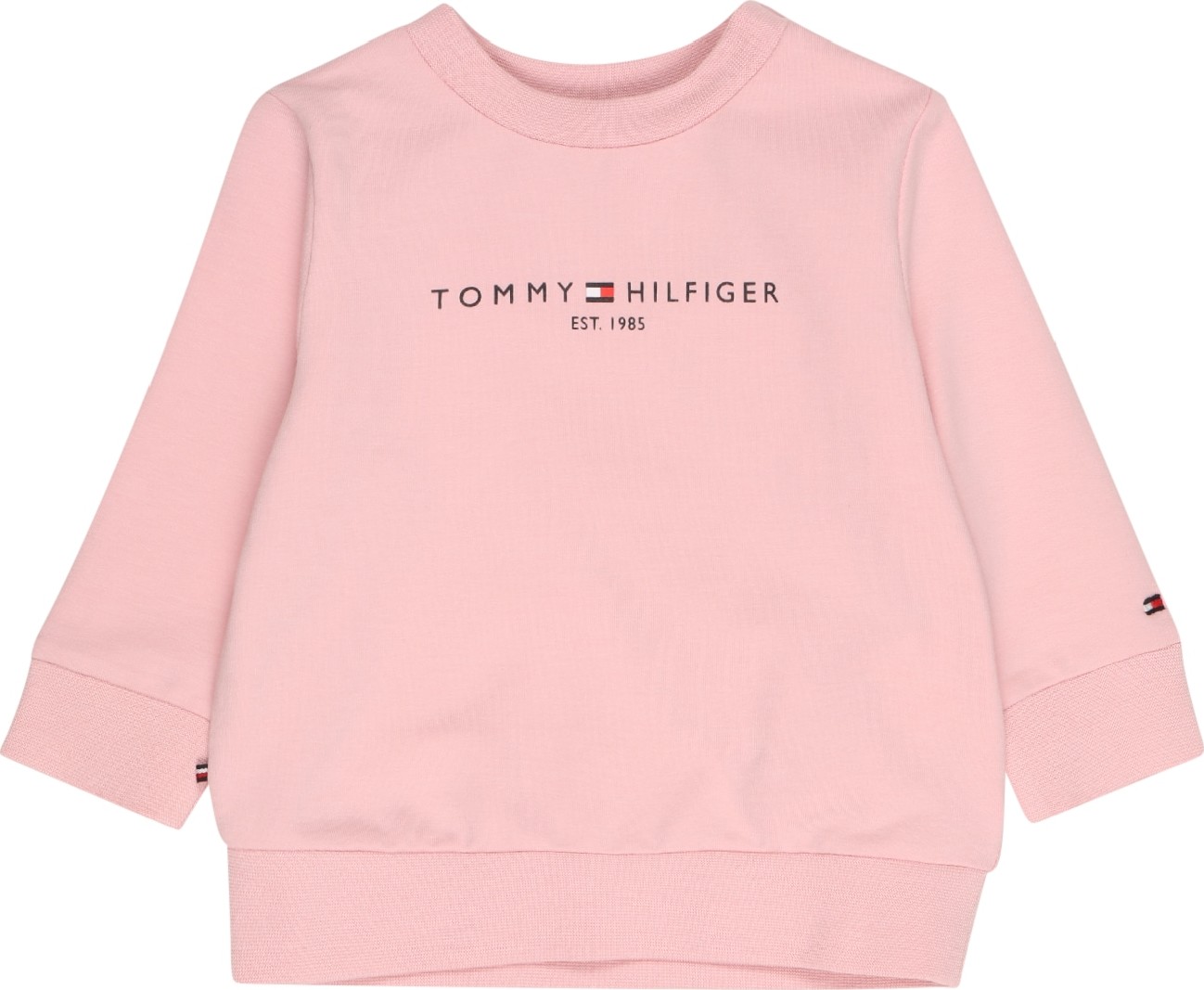 TOMMY HILFIGER Mikina modrá / pink / červená / bílá