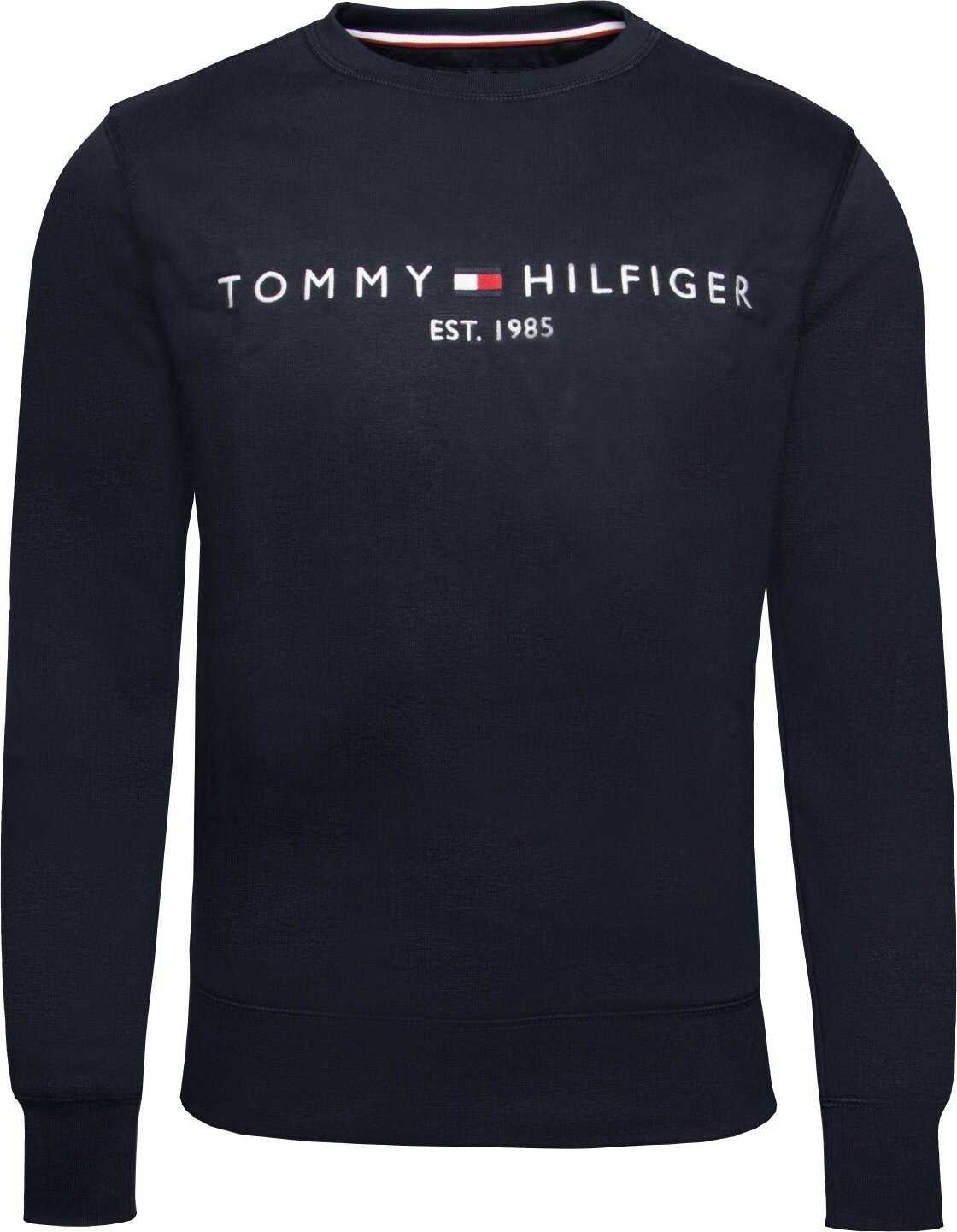 TOMMY HILFIGER Mikina noční modrá / červená / bílá