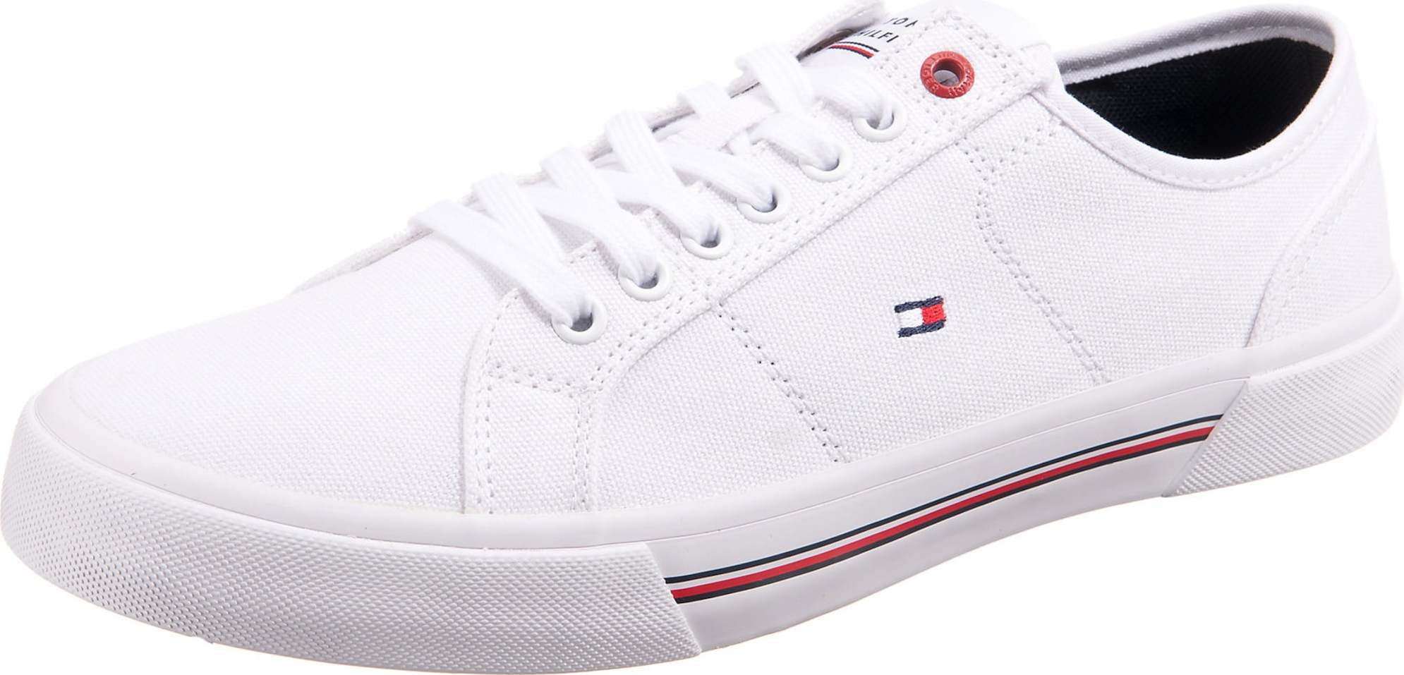 TOMMY HILFIGER Tenisky noční modrá / červená / bílá