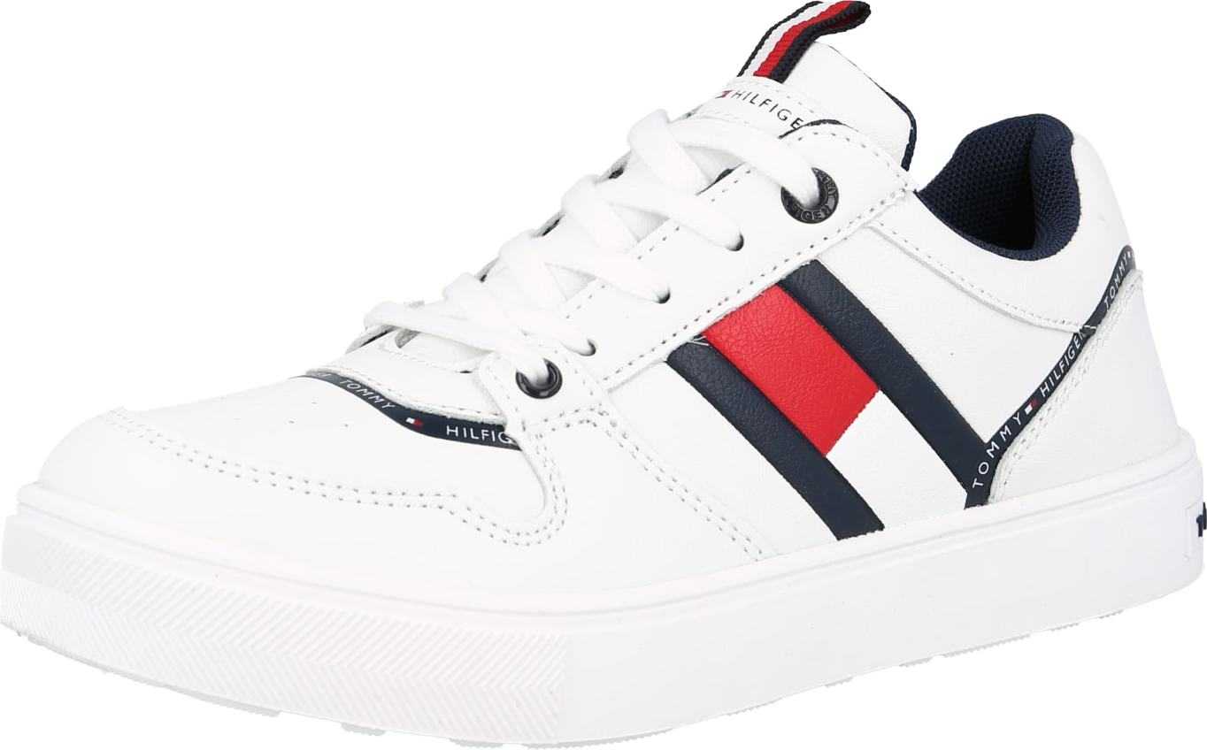 TOMMY HILFIGER Tenisky tmavě modrá / červená / bílá