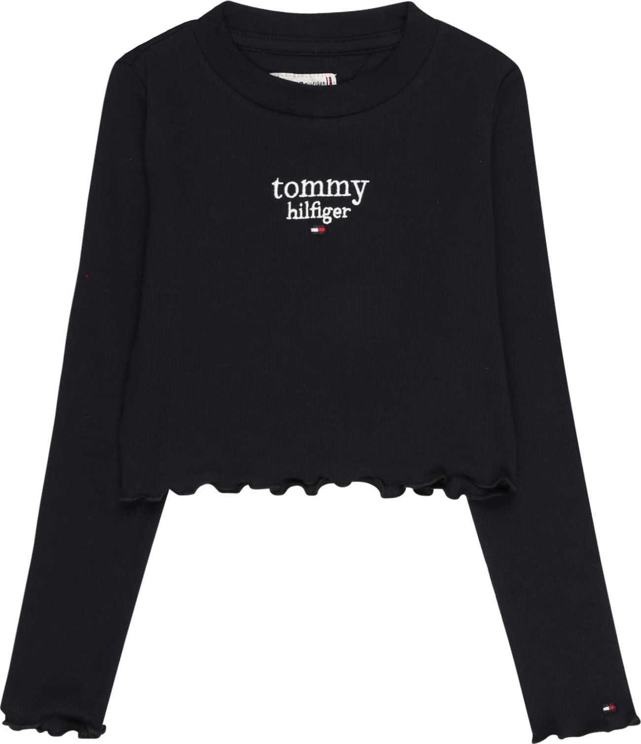 TOMMY HILFIGER Tričko námořnická modř / červená / bílá