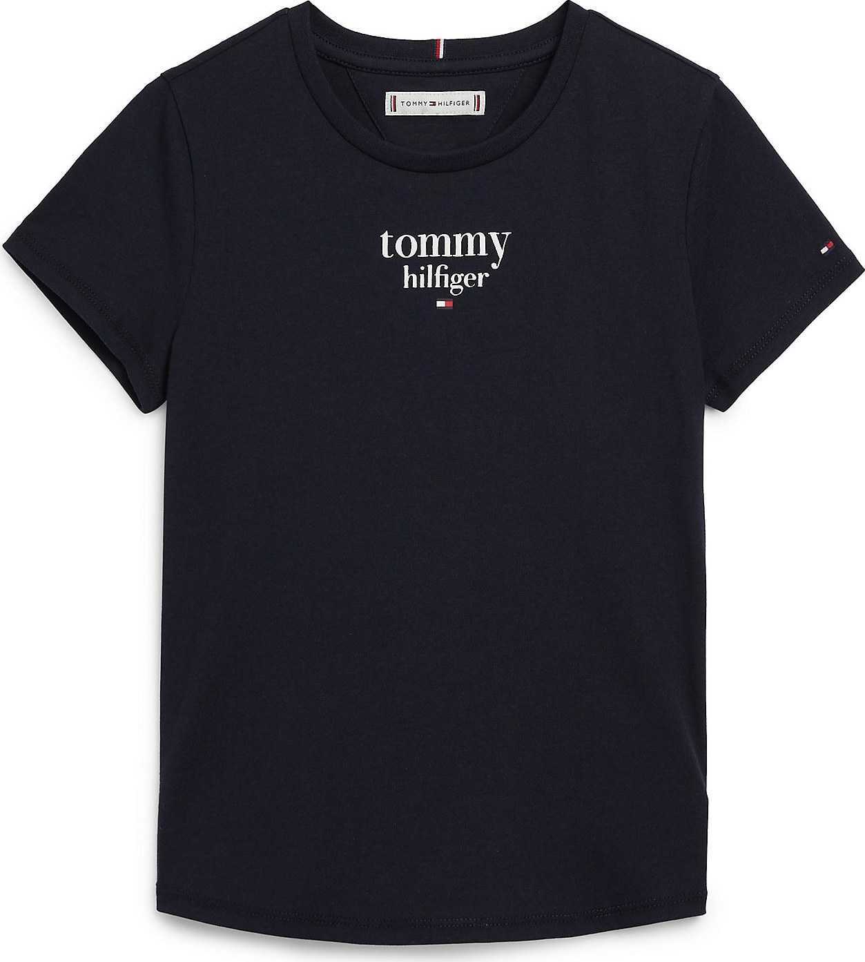 TOMMY HILFIGER Tričko noční modrá / červená / bílá