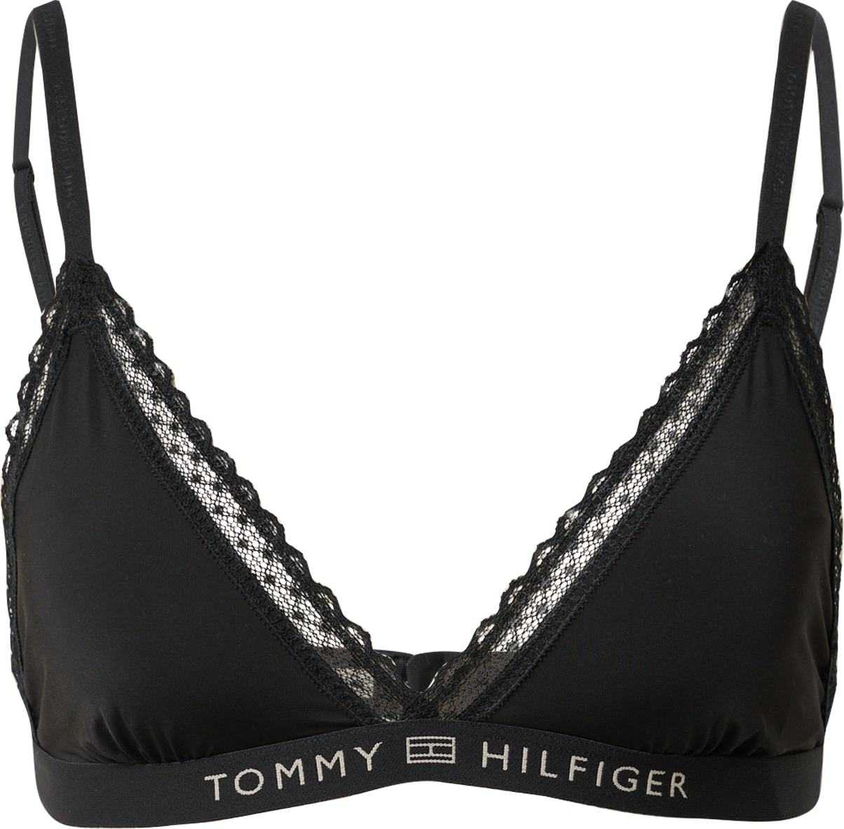 Tommy Hilfiger Underwear Podprsenka černá / bílá