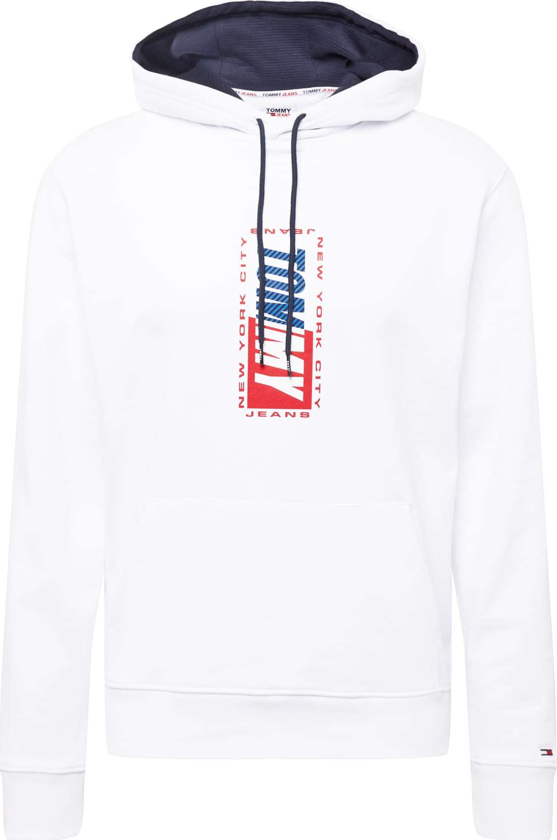 Tommy Jeans Mikina modrá / červená / bílá