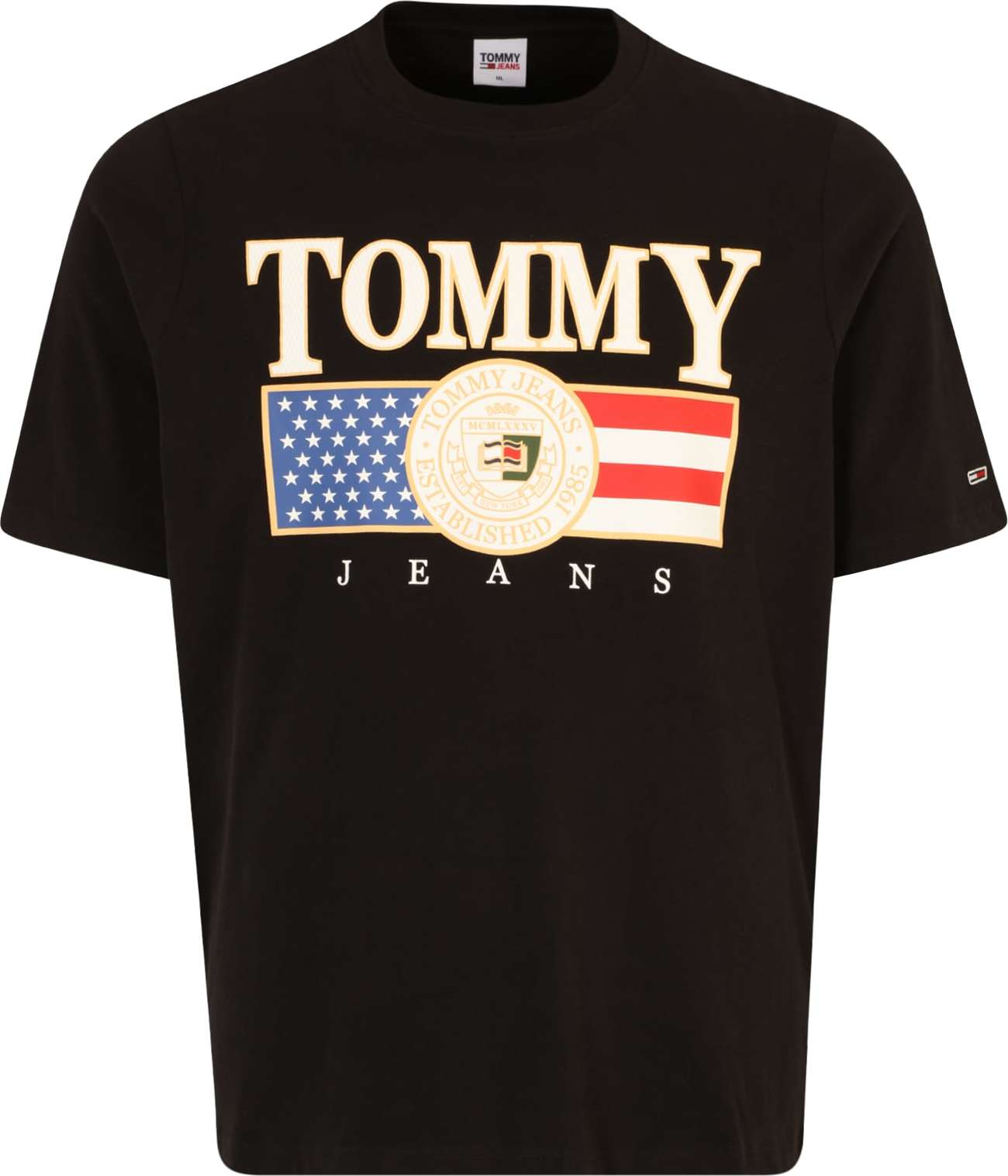 Tommy Jeans Plus Tričko modrá / červená / černá / bílá