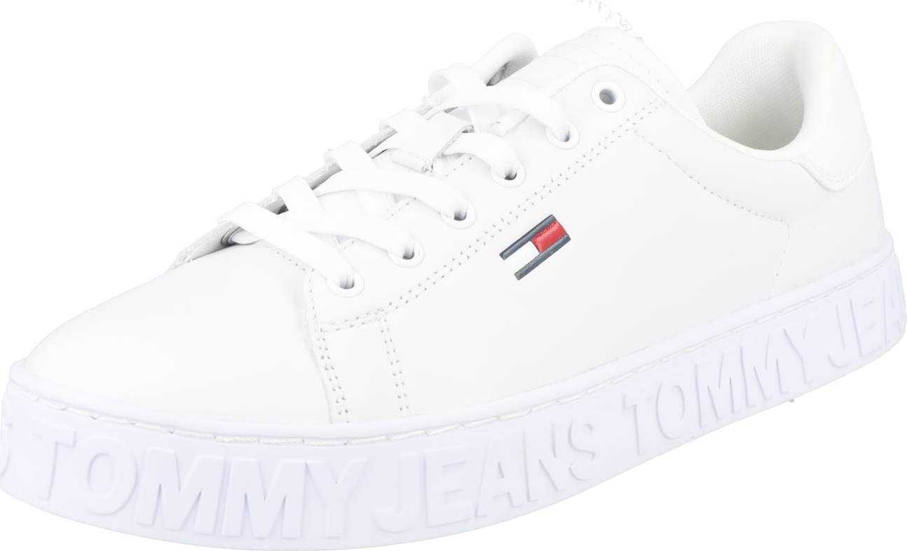 Tommy Jeans Tenisky námořnická modř / ohnivá červená / bílá