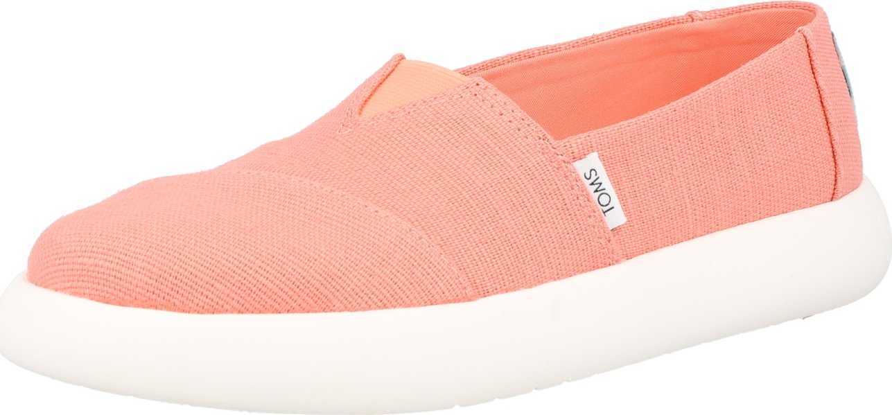 TOMS Slip on boty lososová