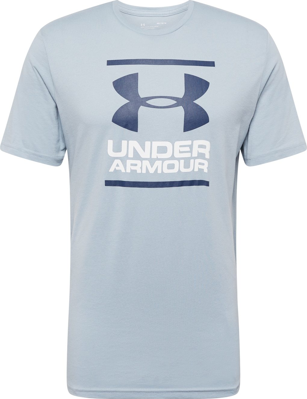 UNDER ARMOUR Funkční tričko 'Foundation' noční modrá / světlemodrá / bílá