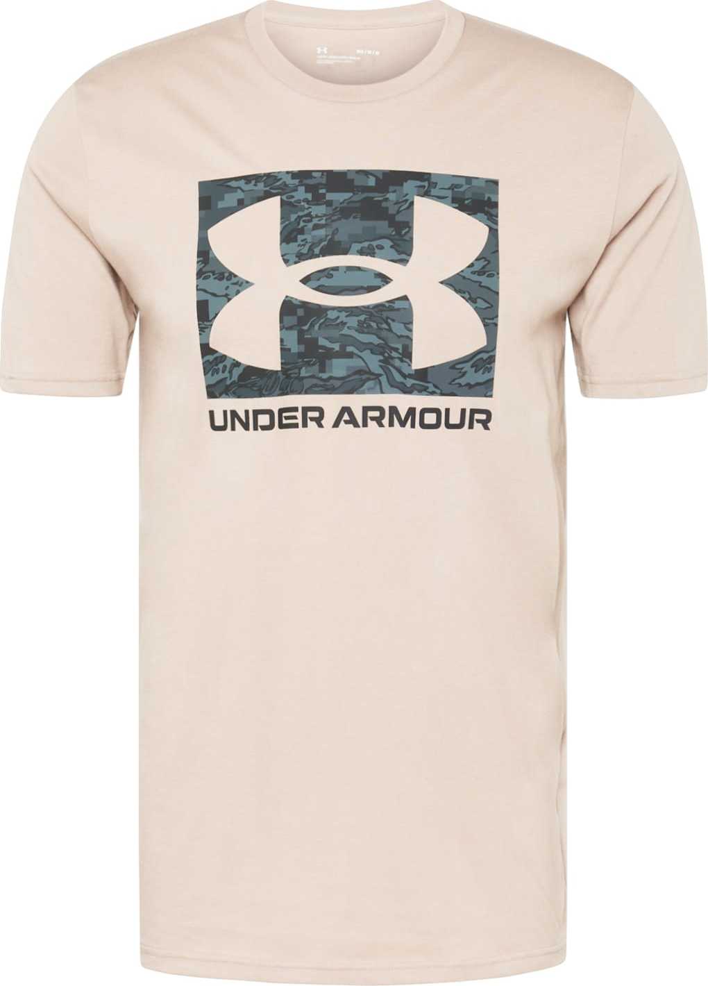 UNDER ARMOUR Funkční tričko písková / chladná modrá / petrolejová / černá