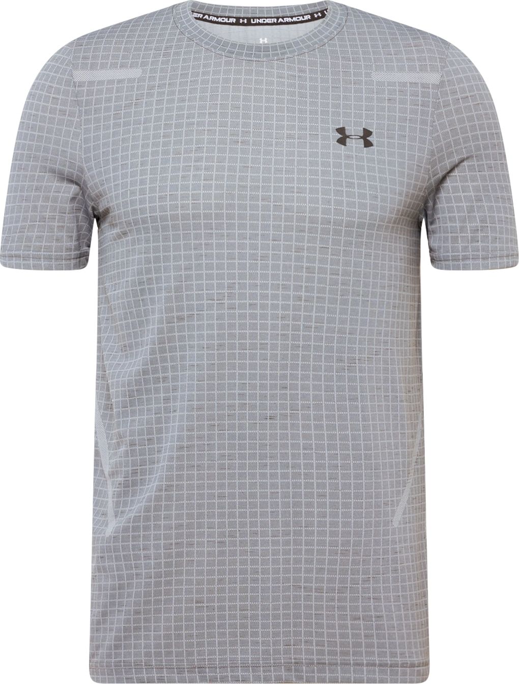 UNDER ARMOUR Funkční tričko šedá / černá / bílá