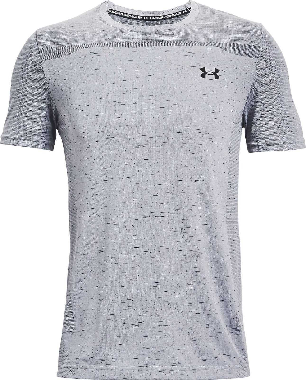 UNDER ARMOUR Funkční tričko šedý melír / černá