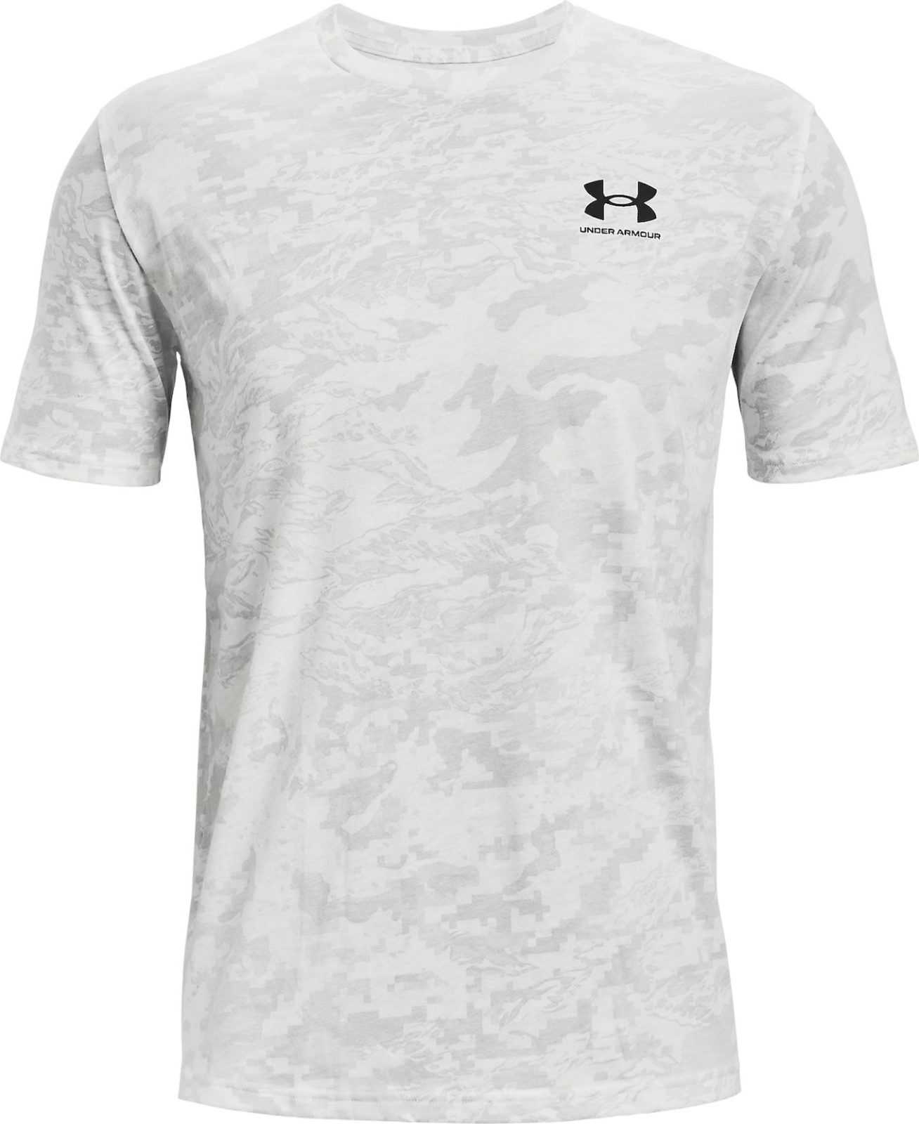 UNDER ARMOUR Funkční tričko světle šedá / bílá