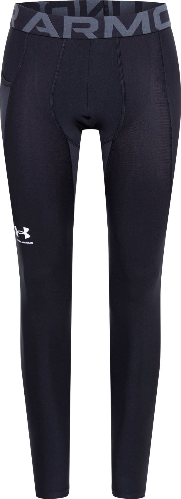 UNDER ARMOUR Sportovní kalhoty kámen / černá / bílá