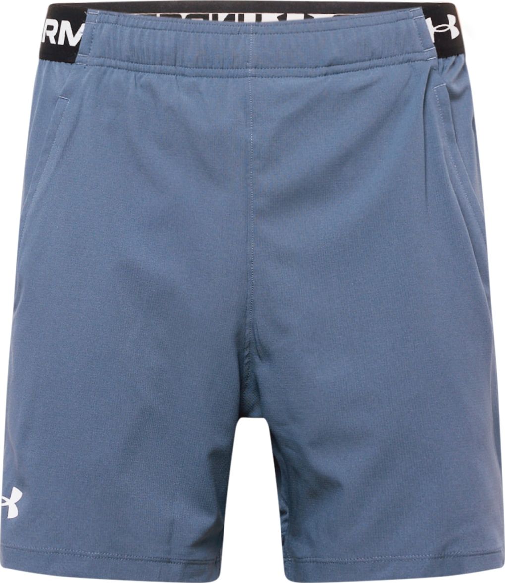 UNDER ARMOUR Sportovní kalhoty šedá / černá / bílá