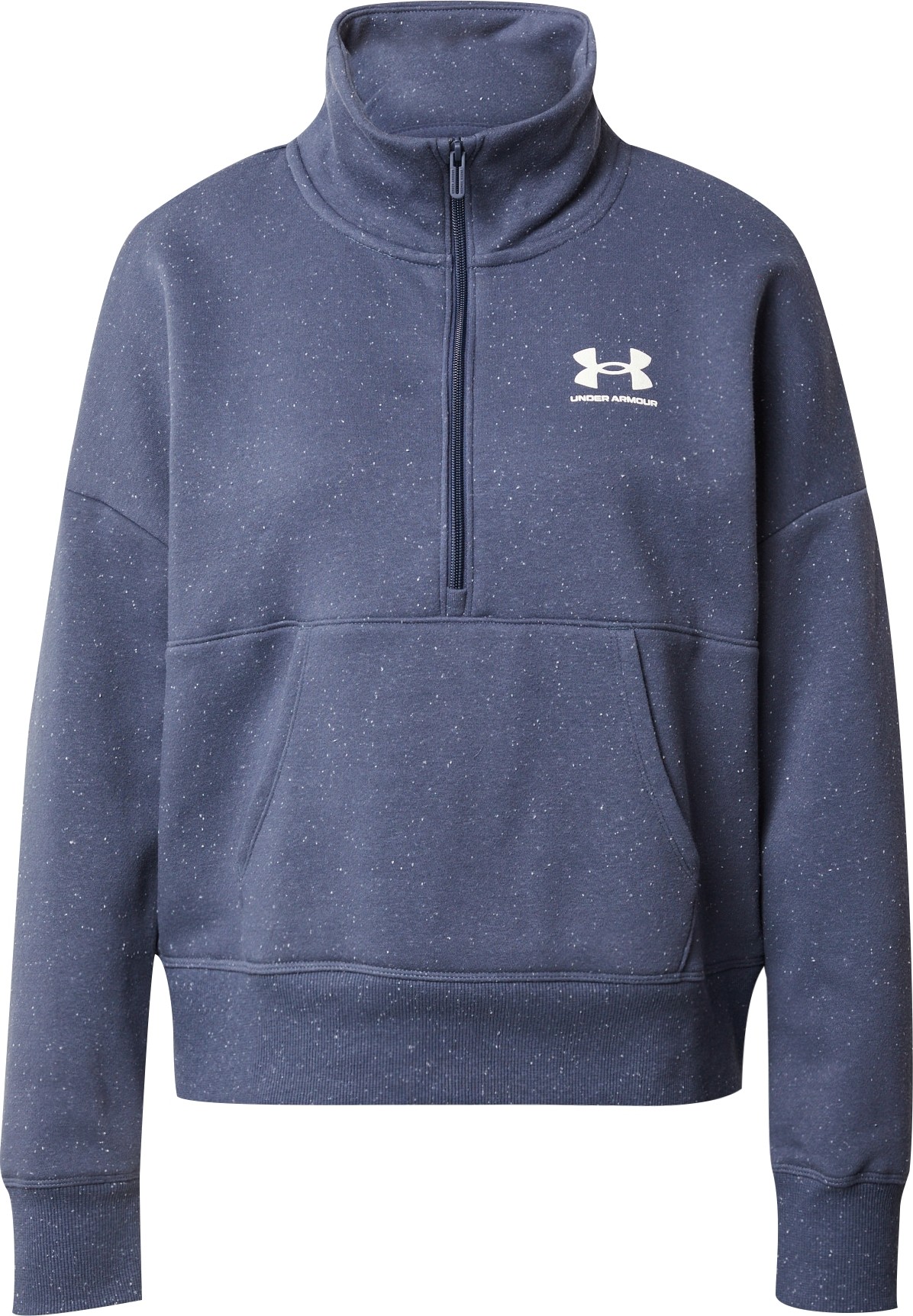 UNDER ARMOUR Sportovní mikina 'Rival' fialkově modrá / bílá