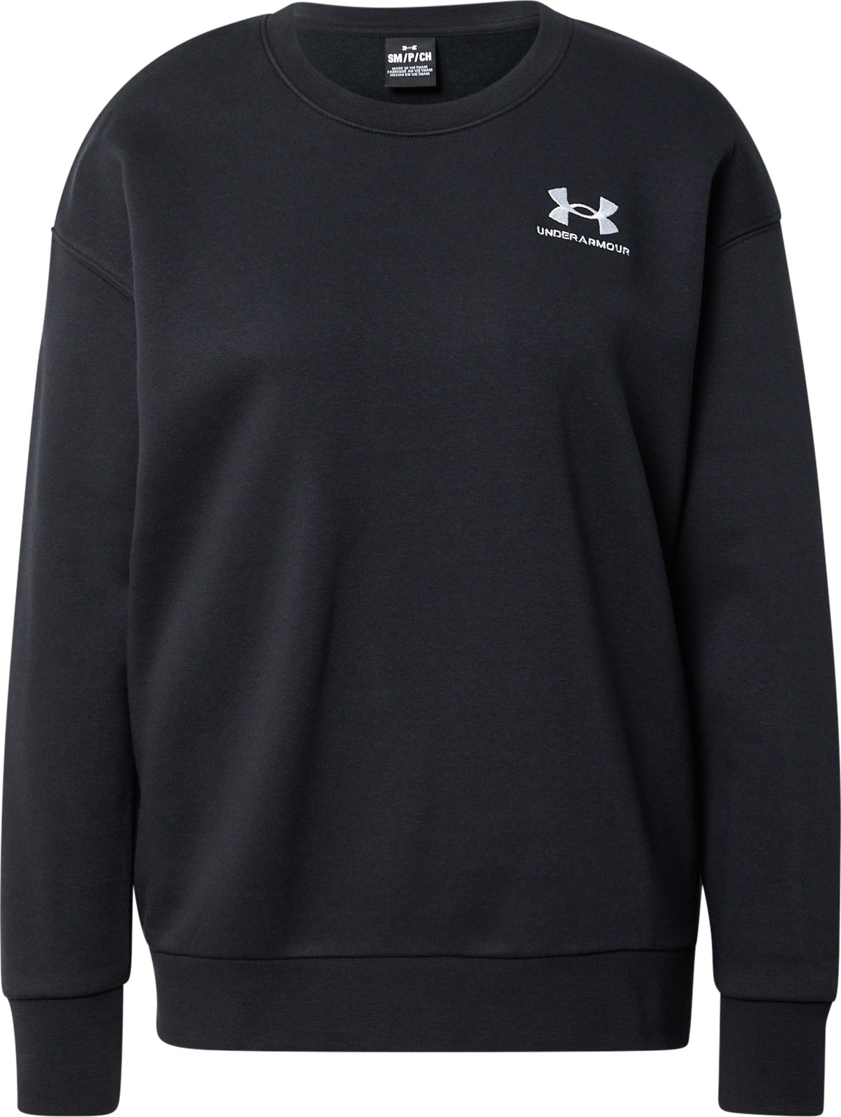 UNDER ARMOUR Sportovní mikina černá / bílá