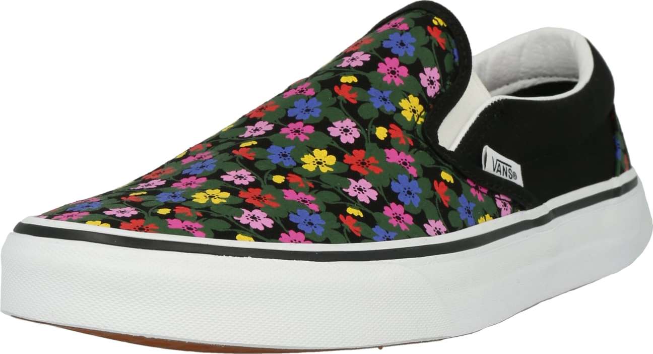 VANS Slip on boty modrá / zelená / fialová / černá