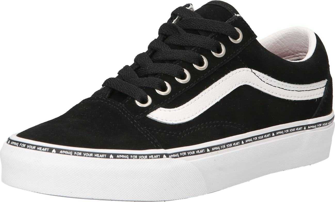 VANS Tenisky 'Old Skool' černá / bílá