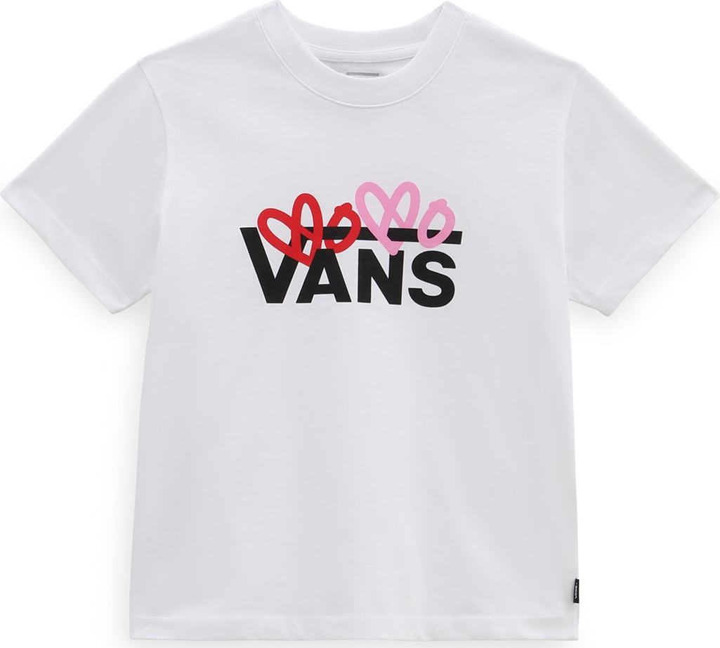 VANS Tričko 'Valentines' pink / červená / černá / bílá