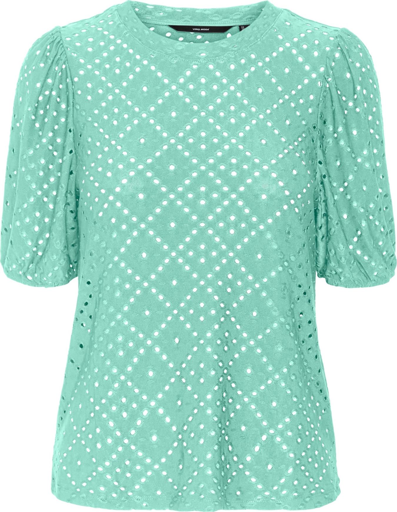 VERO MODA Tričko 'TASSA' aqua modrá