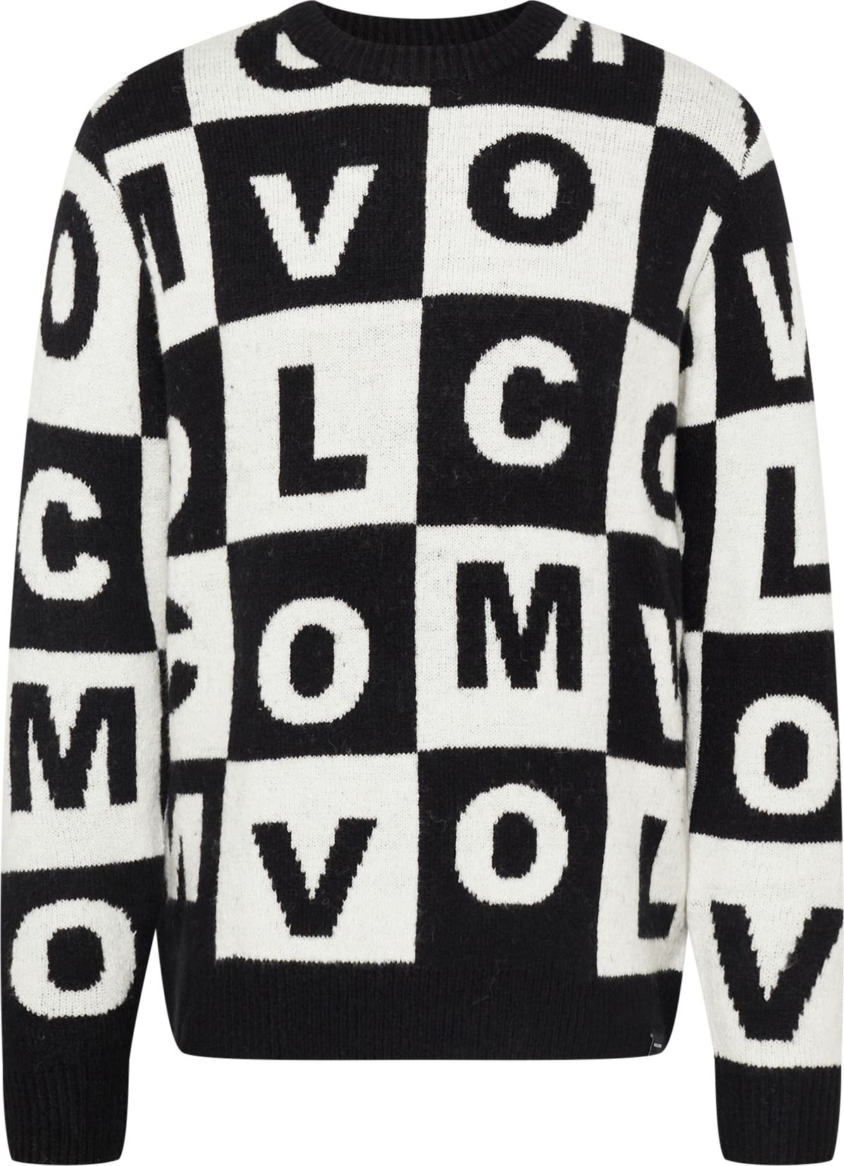 Volcom Svetr 'ANARCHIETOUR' černá / bílá