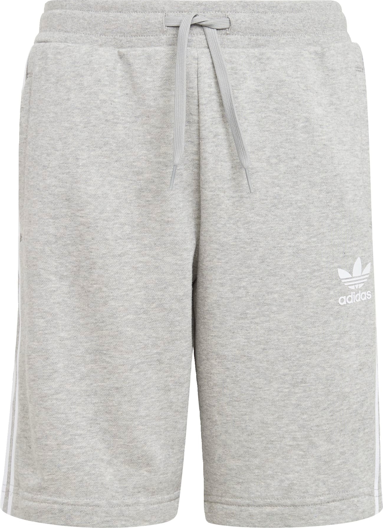 ADIDAS ORIGINALS Kalhoty šedý melír / bílá